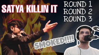 SATYA vs FIAL, DUHAL & YAZID | WEREWOLF 7 TO SMOKE BATTLES BEATBOX REACTION