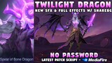 New Moskov Twilight Dragon Skin Script No Password | Revamped Moskov Epic Skin Script | MLBB