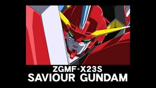 158  ZGMF-X23S saviour Gundam (from Mobile Suit Gundam seed destiny)