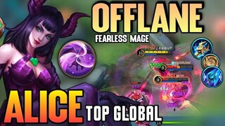 Fearless Mage! Alice Best Build 2021 | Top Global Alice Gameplay | Mobile Legends✓