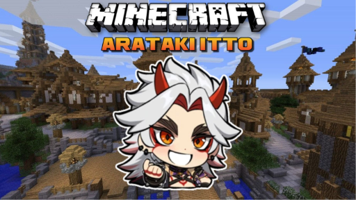 Arataki Itto but in Minecraft