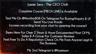 Jamie Sea Course The CEO Club download