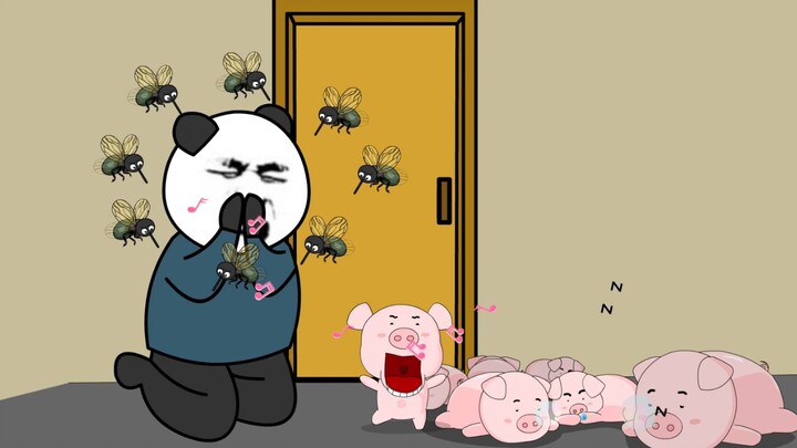 [Silly Animation] The tragedy caused by mosquitoes made my father and I miserable