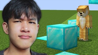 จะเป็นยังไงถ้าบล็อกที่มองจะเพิ่มขึ้นเรื่อยๆใน Minecraft