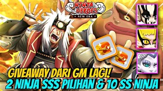 GIVEAWAY Berhadiah NINJA SSS Pilihan & SS Ninja Box - Ninja Heroes New Era