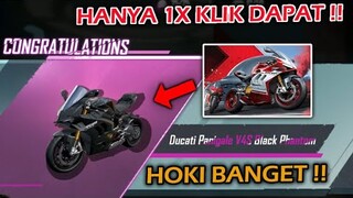 HOKI BANGET !! HANYA 1X KLIK LANGSUNG DAPAT DUCATI YANG HARGANYA MAHAL !! - PUBG MOBILE