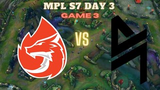 BLACKLIST INTERNATIONAL VS AURA PH GAME 3 MPL PH SEASON 7 WEEK 1 DAY 3