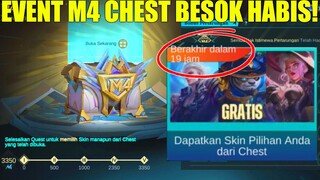 BURUAN BUKA M4 CHEST BOX KALIAN, KARENA EVENTNYA AKAN HABIS BESOK! | MOBILE LEGENDS