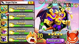 Tìm Ra Rồng HEROIC Mạnh Nhất Thế Giới High Voodoo Vampire Thành EJ Dragon City Top Game Android Ios