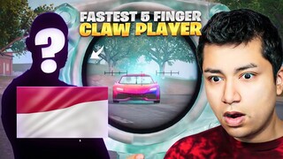 REACTING TO THE FASTEST 5 FINGER CLAW PLAYER (SYNZX) | PUBG MOBILE