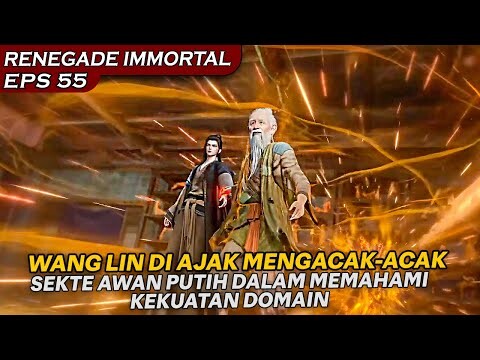 DEMI MEMAHAMI KEKUATAN DOMAIN, WANG LIN KEMBALI MENGACAK-ACAK SEKTE !! - RENEGADE IMMORTAL EPS 55