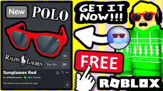 FREE ACCESSORY! HOW TO GET Ralph Lauren Color Shop Sunglasses Red! (ROBLOX POLO WINTER ESCAPE EVENT)