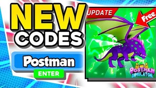 New "Free Dragon Update Working Codes 2021 in Roblox Postman Simulator