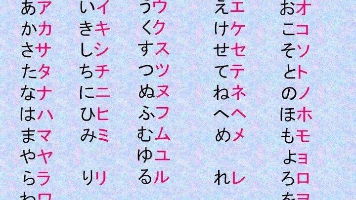 很多人说找遍了整个B站，最简单的日语五十音教程就是这个了