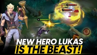 COBA NEW HERO LUKAS DI MOBILE LEGENDS ☠️