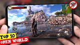 Top 10 Best OFFLINE Open WORLD Games for Android & iOS 2022| High Graphics OFFLINE Games for Android
