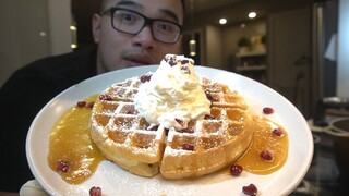 CÁCH LÀM BÁNH WAFFLE  QUÁN ÔNG MÔI BÓNG NGON NHỨC NÁCH