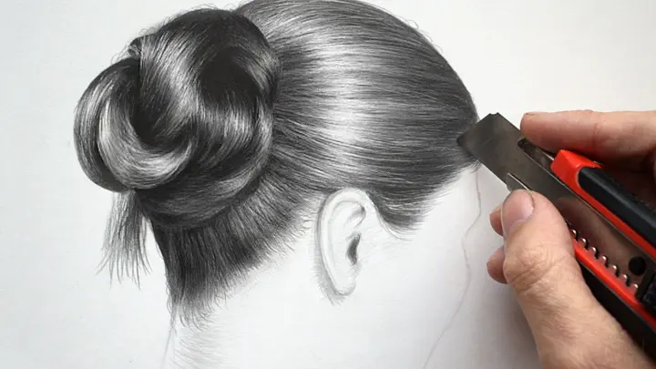 [Drawing] Special Way of Sketching Hair