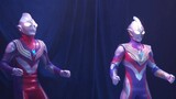 [Subtitles] Tiga and Triga fight together! Triga's debut!