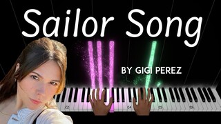 Sailor Song by Gigi Perez piano cover + sheet music & lyrics