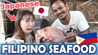 Japanese Gose To Filipino Local Seafood Restaurant in Lapu-lapu Philippines