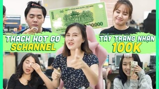 Thách các hot girl Schannel tẩy trang để mặt mộc nhận 100k- Lộ mặt mộc real 100%