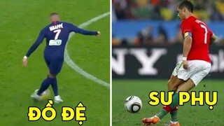 10 Lần Kylian Mbappe thử "học lỏm" kĩ thuật gia truyền của Cristiano Ronaldo