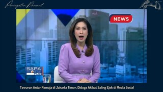 Tawuran antar remaja di Jakart Timur karena efek saling ejek di sosial media