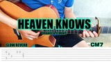 Heaven Knows - Orange & Lemons - Fingerstyle Guitar (Tabs) Chords Lyrics