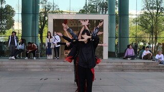 [Times Youth League] Street Dance Club covered "Suzaku" during the road show! Dream of the Big Red B