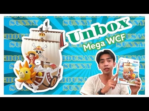 Mở hộp mô hình tàu Thousand Sunny chính hãng BANDAI - Mega WCF