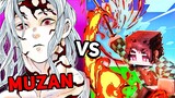 TANJIRO vs MUZAN from Demon Slayer in Minecraft Demon Slayer Mod
