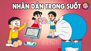 Review Doraemon - Nhãn Dán Trong Suốt | #CHIHEOXINH | #1285