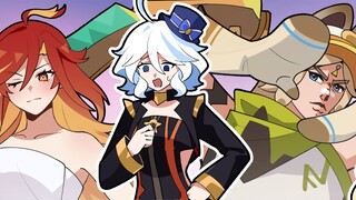 [Genshin Impact Daily] Fufu menyelinap melalui jaket kulit Vulcan dan terjebak! Katsina memanggil pe