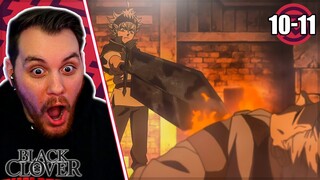 Asta vs Heath! || BLACK CLOVER Episode 10 and 11 REACTION + REVIEW