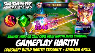 GAMEPLAY HARITH COLLECTOR❗TUTORIAL COMBO HARITH FAST HAND❗BUILD HARITH TERSAKIT 2024❗GAMEPLAY HARITH