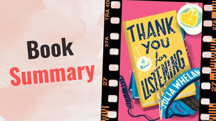 Thank You For Listening | Book Summary