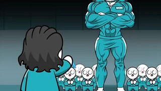 bermain squid game bersama ibu