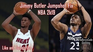 Jimmy Butler Jumpshot Fix 2k19