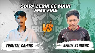 Frontal Gaming vs Rendy Ranger: Skill Siapa Lebih GG Main FF? | Mabar Free Fire Match 64 #short