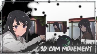 [Tutorial] 3D Cam Movement on Alight Motion