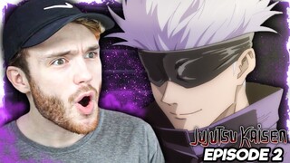 MEET GOJO!! YUJI’S LIFE OR DEATH CHOICE!! | Jujutsu Kaisen Ep. 2 REACTION