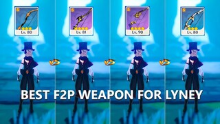 Best F2P WEAPON for Lyney !! Slingshot or Hamayumi ?? [ Genshin Impact ]