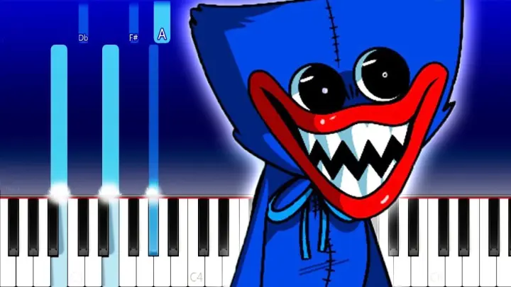 Friday Night Funkin ! VS Huggy Wuggy - Poppy Playtime (Piano Tutorial)