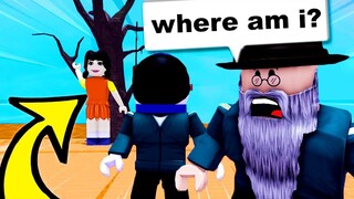 My GRANDPA plays Roblox SQUID GAME!