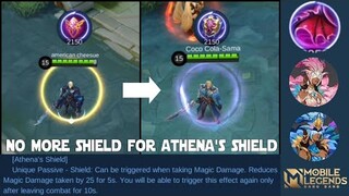 REVAMPED ATHENA'S SHIELD NO MORE SHIELD PROJECT NEXT UPCOMING UPDATES AND LEAKS! NEW SKIN! MLBB NEWS