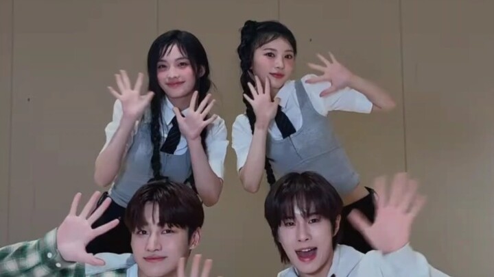 ความท้าทายการเต้น "Magnetic+Plot Twist" ของ Jing Menghua×Gaizono Caiyu&Han Zhixun×Li Jingyun