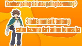 Karakter Paling Sial atau Paling Beruntung? 3 Fakta Menarik Tentang Satou Kazuma dari anime Konosuba