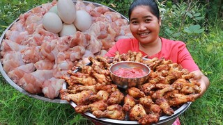 Amazing Cooking Chicken thighs with Egg recipe - Cooking life
