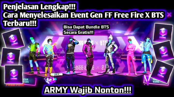 PENJELASAN LENGKAP❗CARA MENYELESAIKAN EVENT GEN FF TERBARU BISA DAPAT BUNDLE BTS!  | NivansHeroic